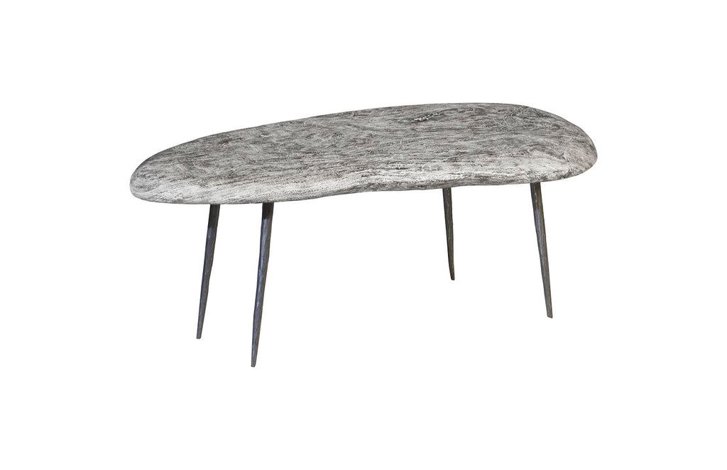 Skipping Stone Coffee Table With Forged Legs, Sm | Phillips Collection - TH99997