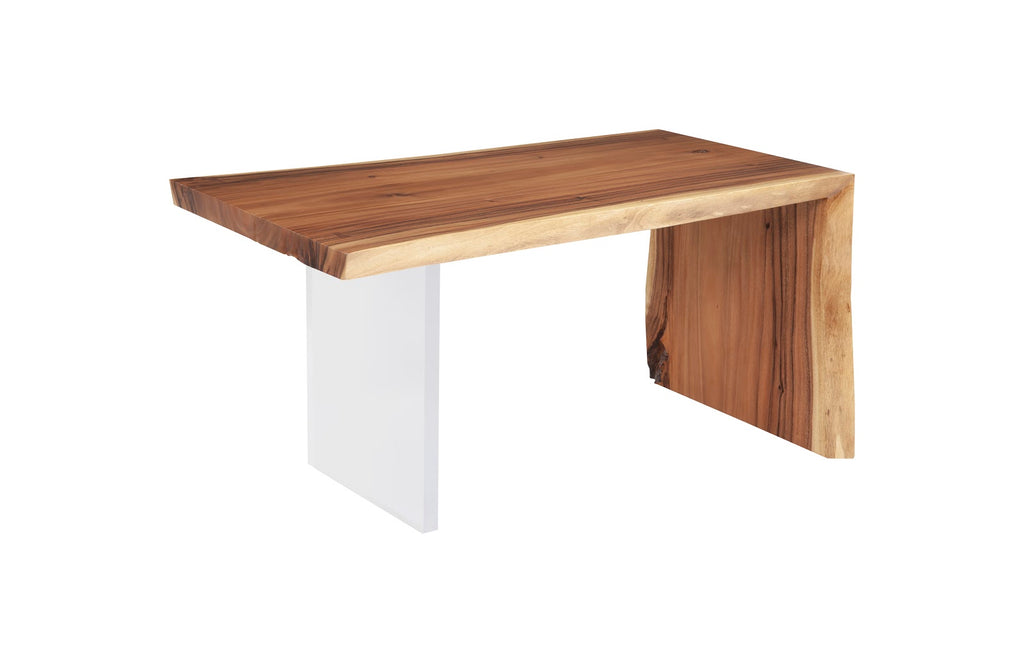 Waterfall Desk, Natural, Acrylic Leg | Phillips Collection - TH102743