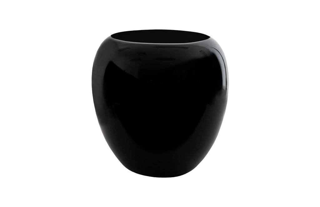 River Stone Side Table, Gel Coat Black | Phillips Collection - PH103926