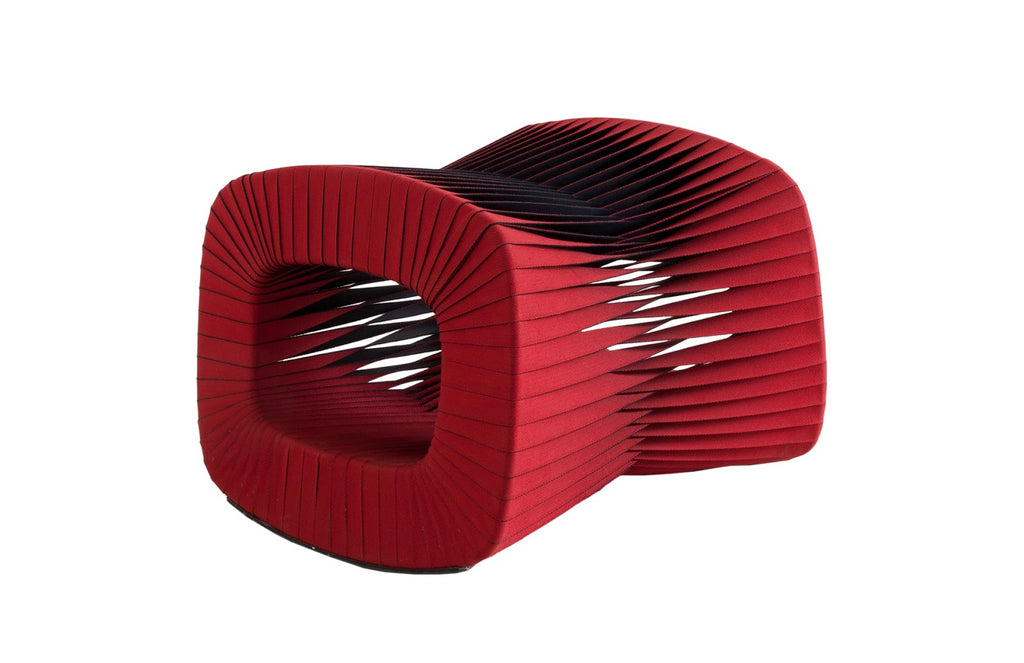 Seat Belt Ottoman, Red | Phillips Collection - B2064RZ