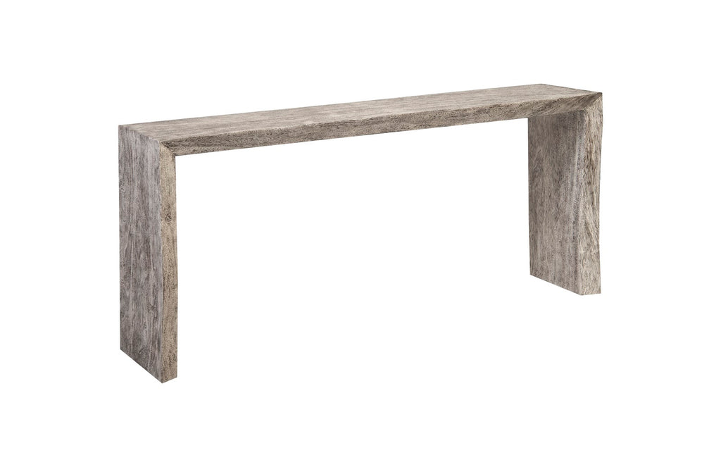 Waterfall Console Table, Gray Stone | Phillips Collection - TH101898