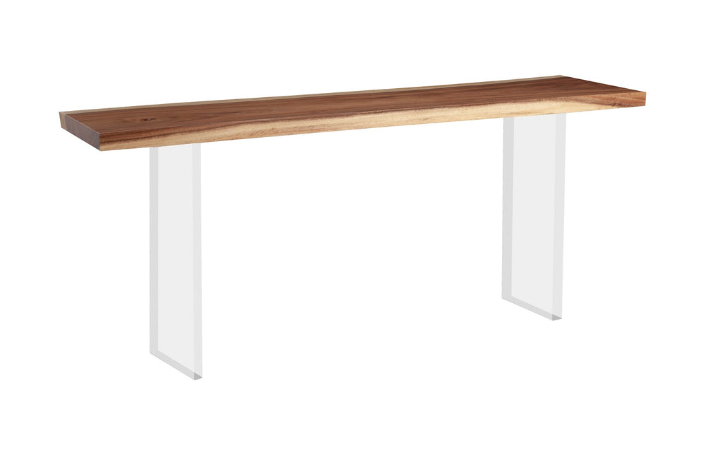 Floating Console Table, Acrylic Legs | Phillips Collection - TH101689