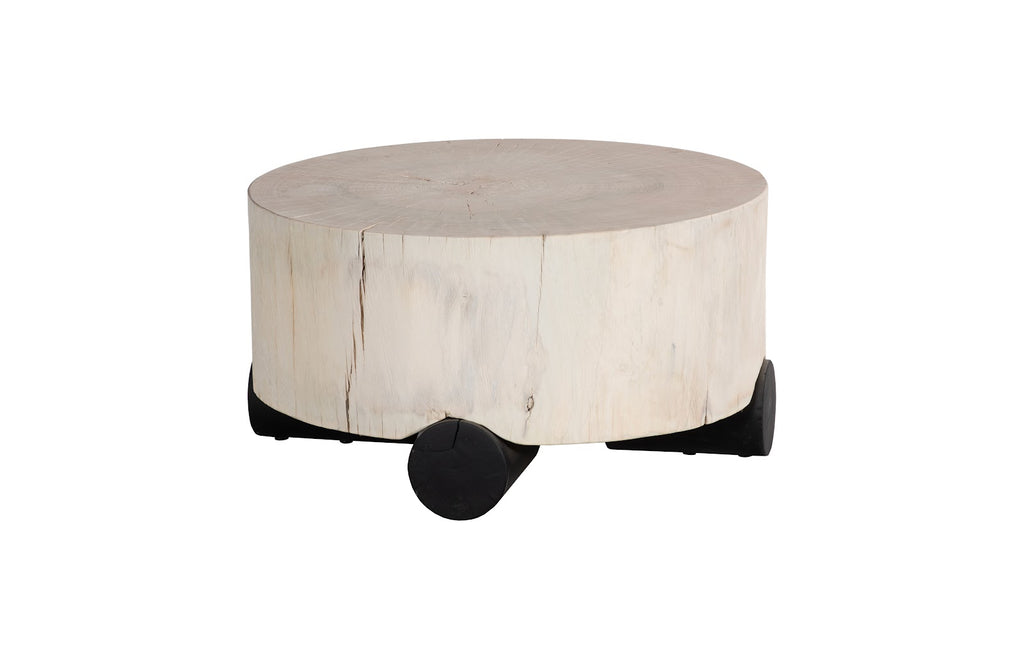 Core Coffee Table, Black Base, Bleached | Phillips Collection - TH113559
