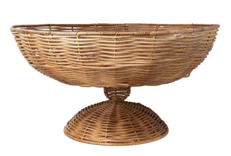 Wicker Centerpiece Bowl Medium | Enchanted Home - GLA057