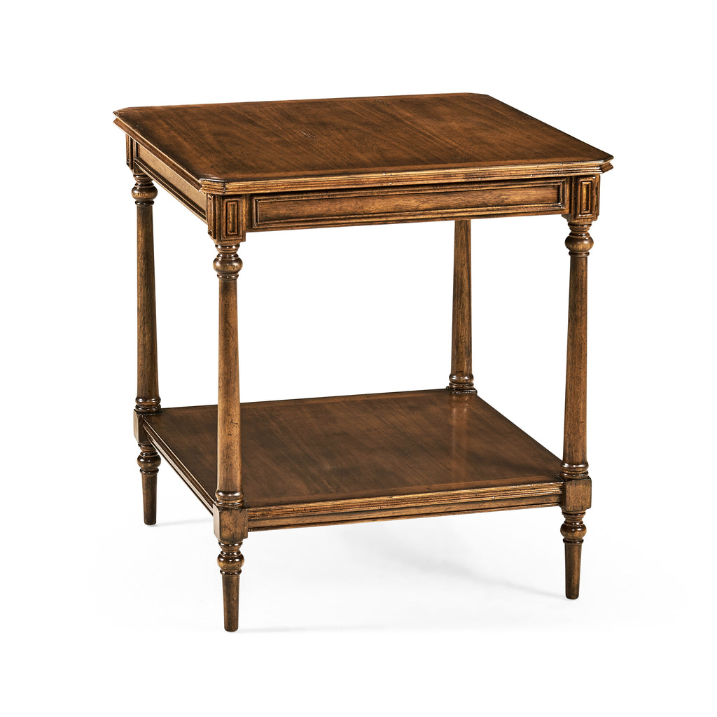 Casual Accents Victorian Style Walnut Side Table | Jonathan Charles - 494636-WAL