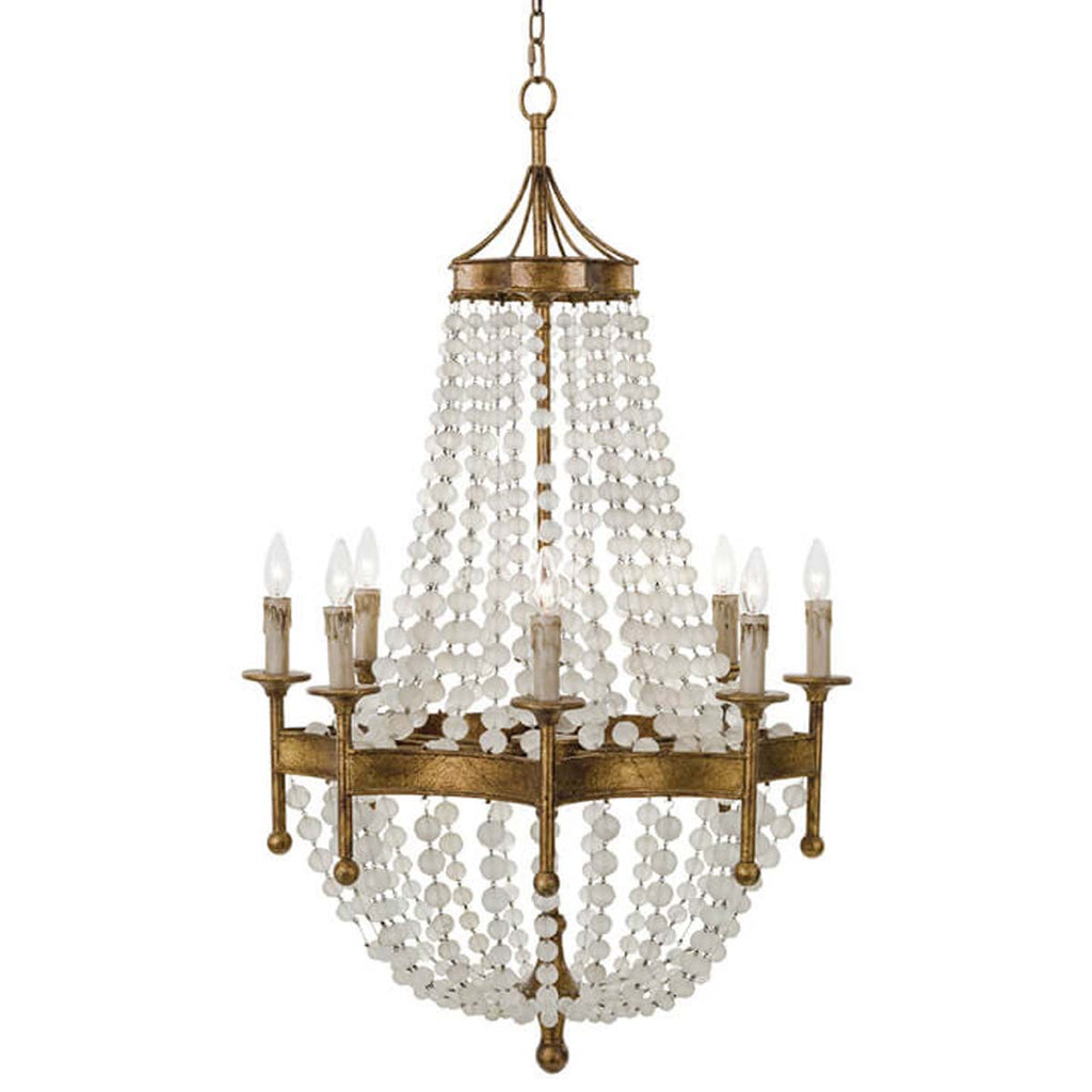 Regina Andrew Frosted Crystal Bead Chandeliers