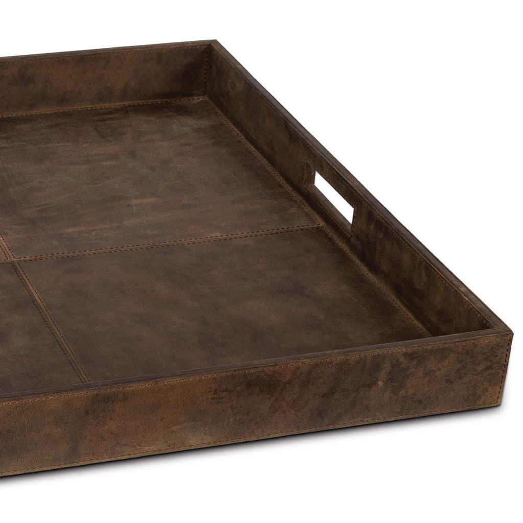 Regina Andrew Derby Square Leather Tray