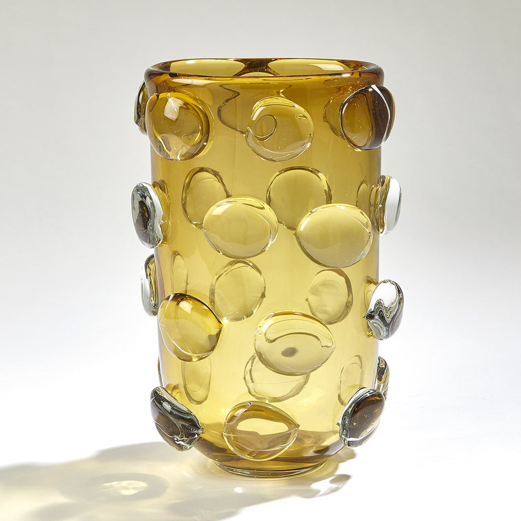 Rondelle Vase-Amber-Lg | Global Views - 7.80627