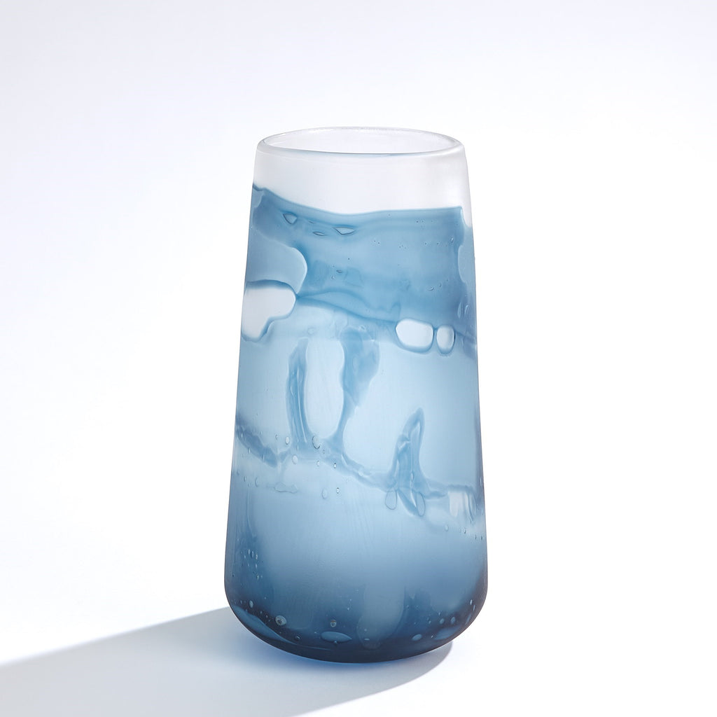 Glacier Vase-Blue-Sm | Global Views - 7.80637