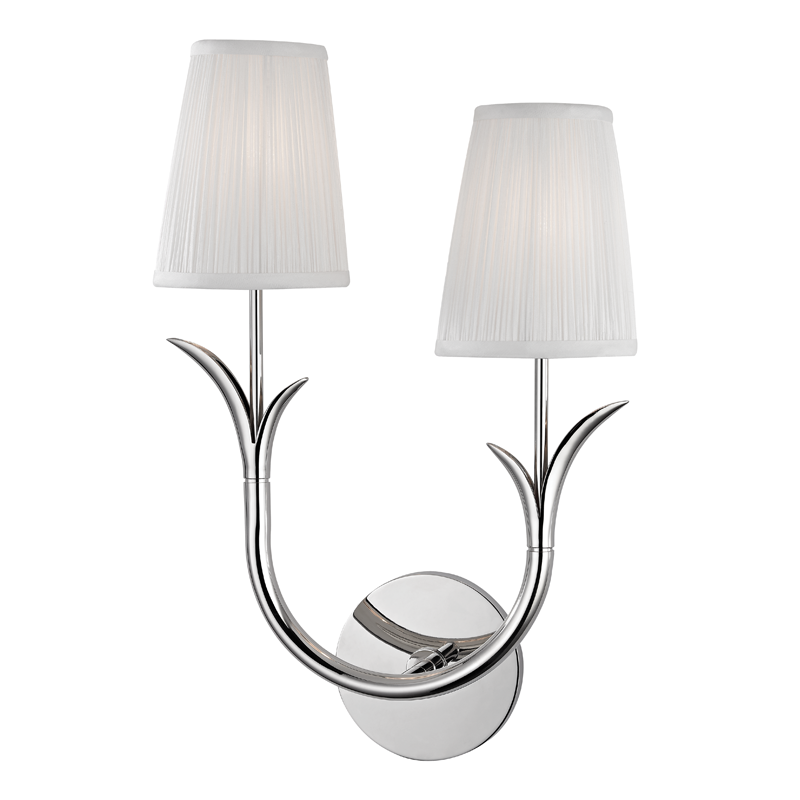Hudson Valley Lighting 2 Light Right Wall Sconce - Polished Nickel