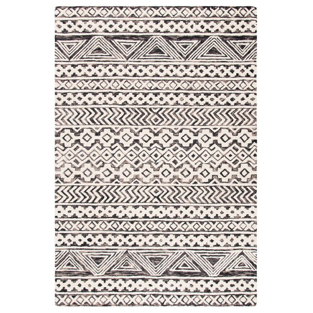 Safavieh Abstract Rug Collection ABT259F - Ivory / Grey