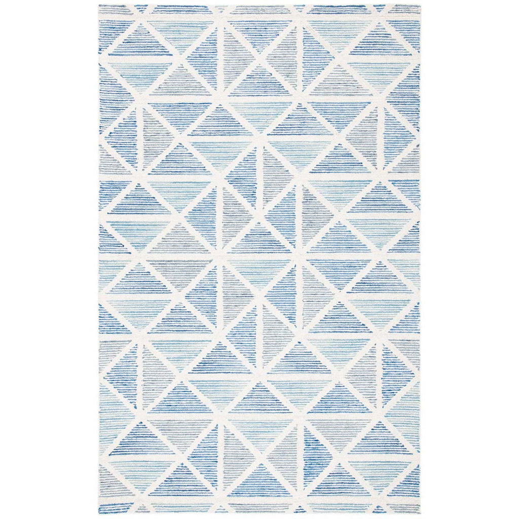 Safavieh Abstract Rug Collection ABT655A - Ivory / Blue
