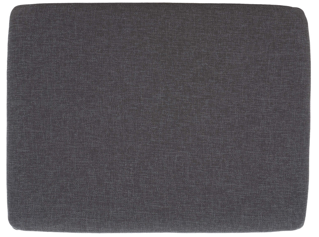 Safavieh Solo Open Shelf Bench W/ Cushion - Dark Grey / Natural