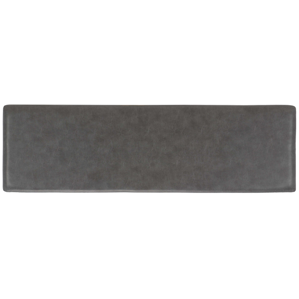 Safavieh Yomi 2 Rail Shelf Bench - Grey / Black