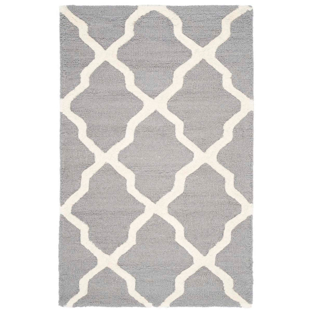 Safavieh Cambridge Rug Collection CAM121D - Silver / Ivory