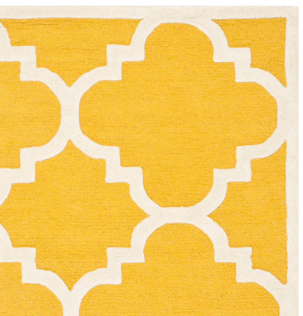 Contemporary Accent Rug, CAM140Q, 60 X 91 cm in Gold / Ivory