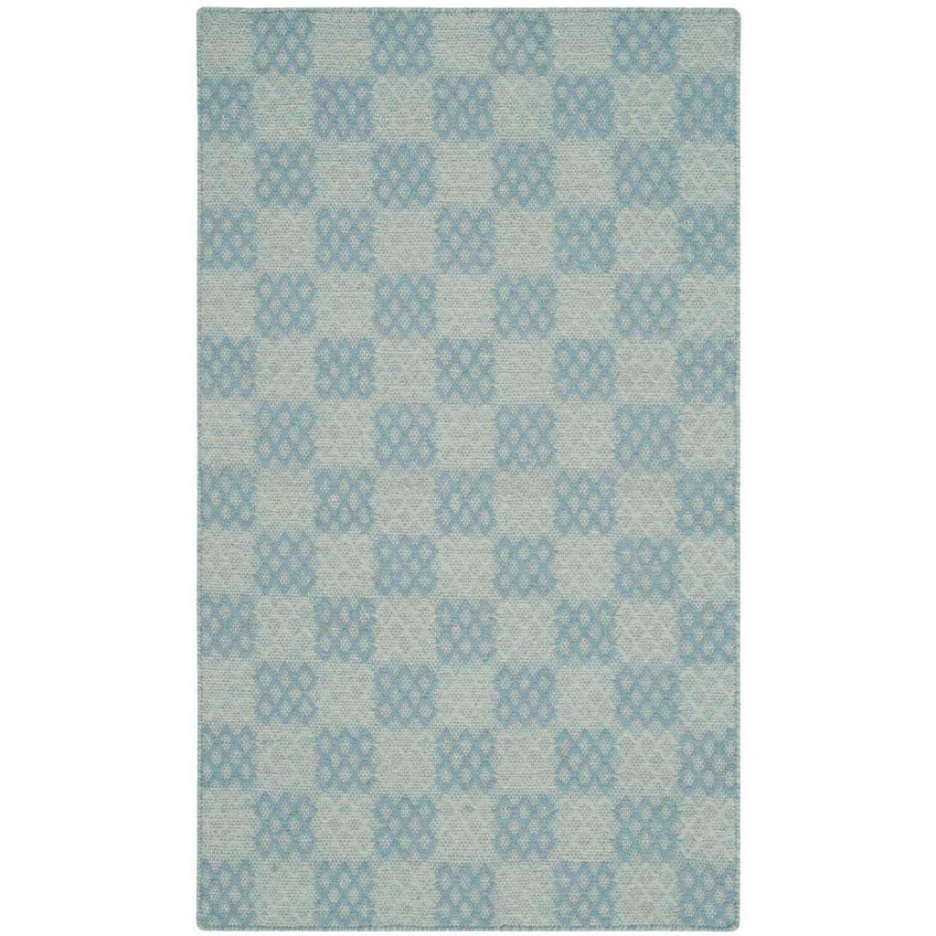 Safavieh Checker Kilim Rug Collection CHK641F - Turquoise
