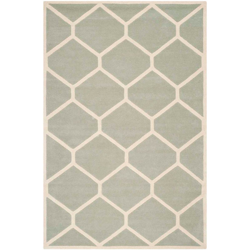 Safavieh Chatham Rug Collection CHT738E - Grey / Ivory