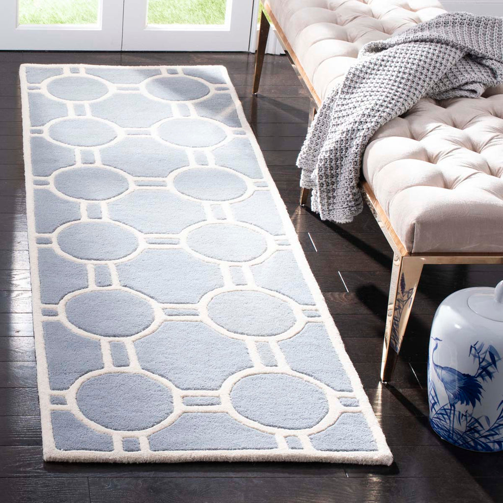 Safavieh Chatham Rug Collection CHT739B - Blue / Ivory