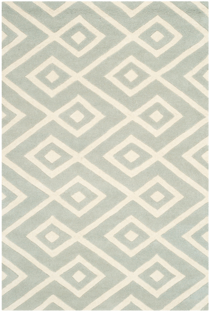 Safavieh Chatham Rug Collection CHT742E - Grey / Ivory