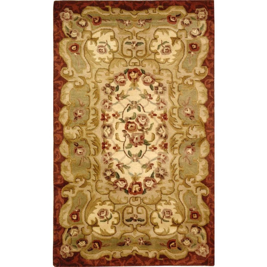 Safavieh Classic Rug Collection CL221A - Ivory / Red