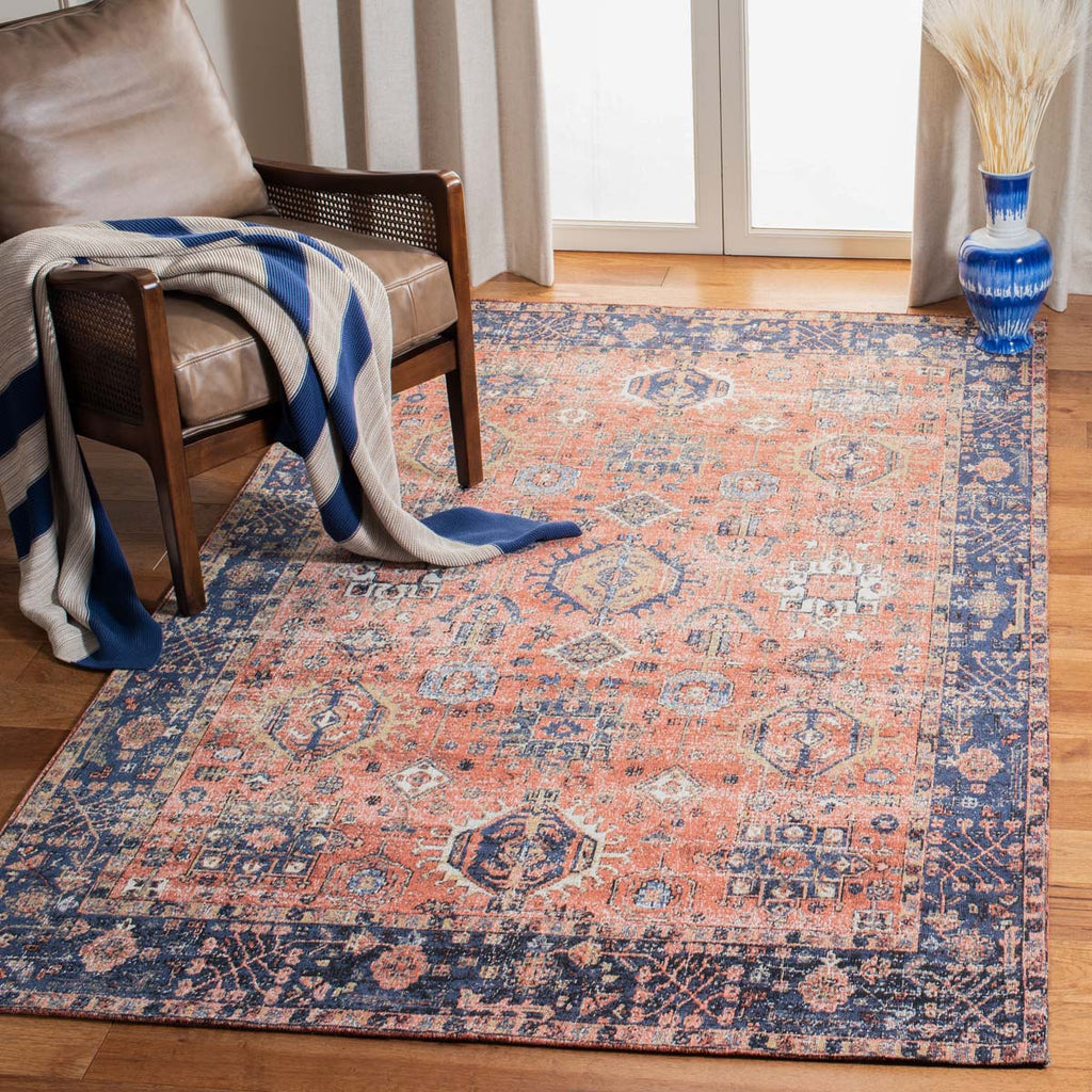 Safavieh -Classic Vintage Rug Collection 305P - Rust / Navy