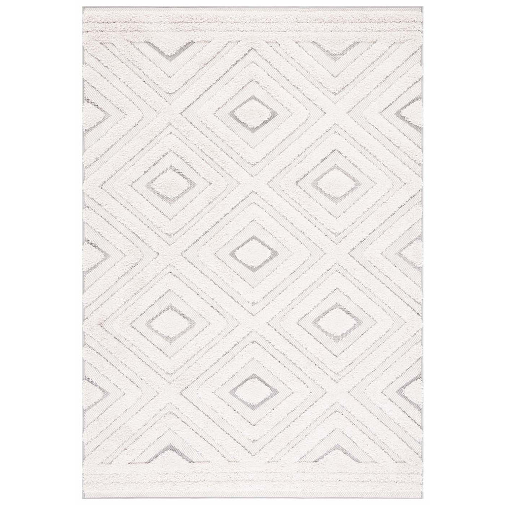 Safavieh Cottage Rug Collection: COT202A - Ivory / Light Grey
