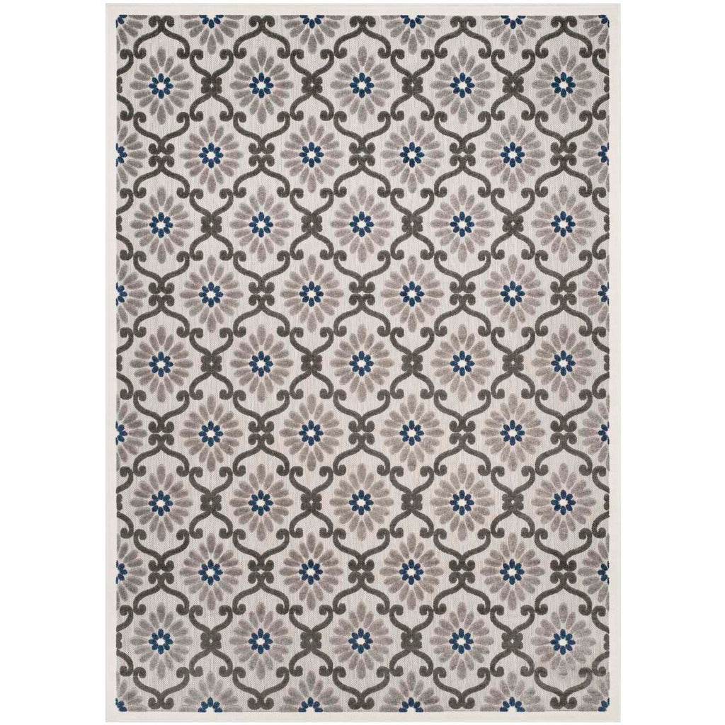 Safavieh Cottage Rug Collection COT922M - Grey / Royal