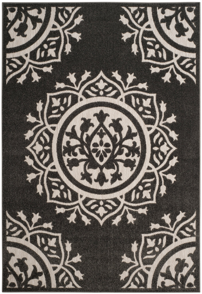 Safavieh Cottage Rug Collection COT930H - Charcoal / Cream