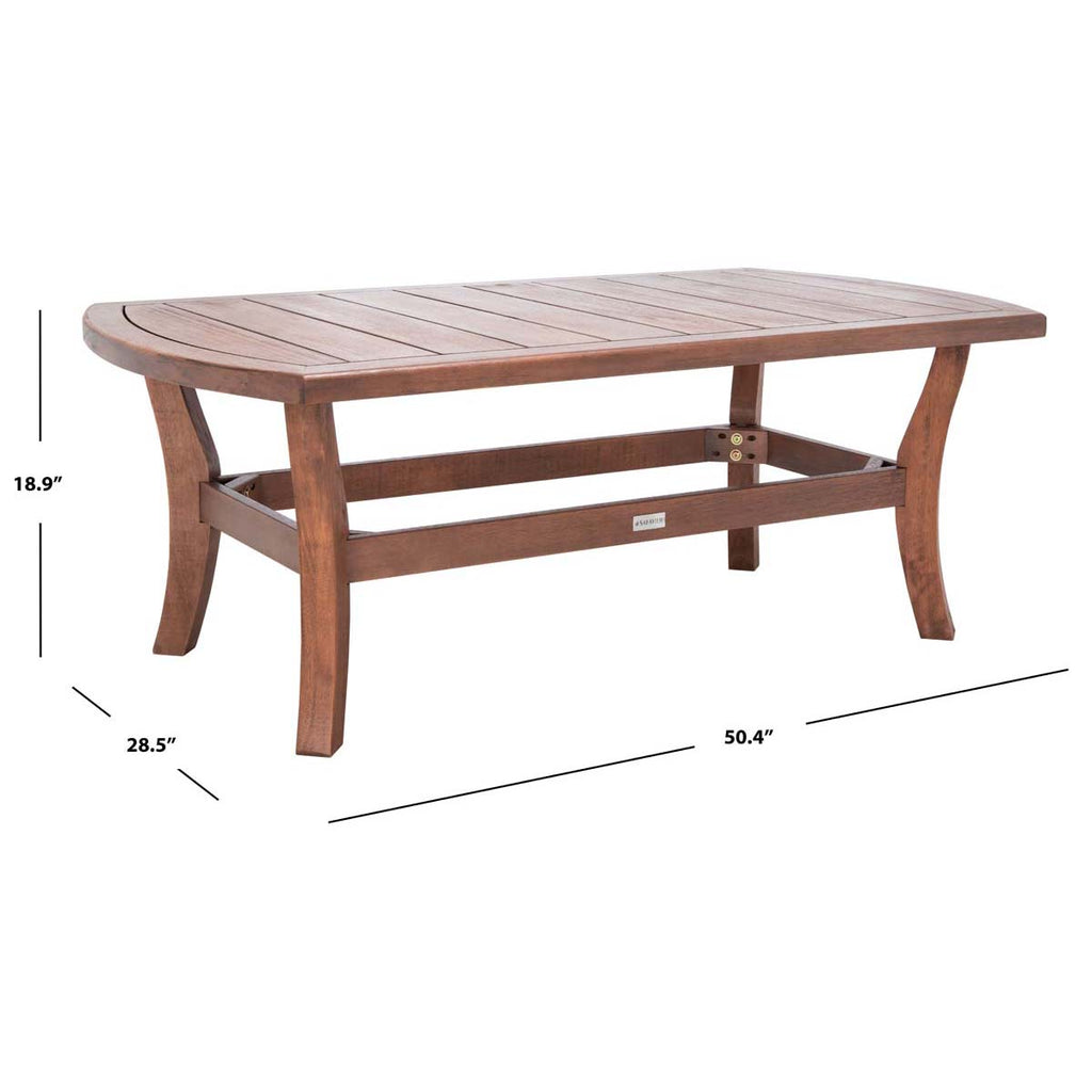 Safavieh Couture Payden Outdoor Coffee Table - Natural / Beige