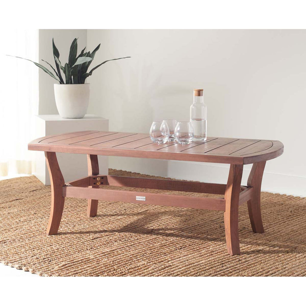 Safavieh Couture Payden Outdoor Coffee Table - Natural / Beige