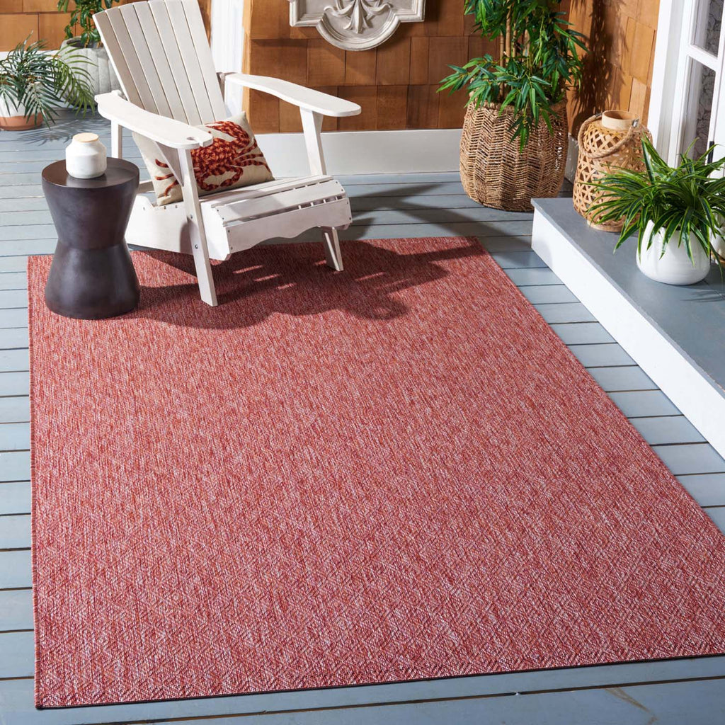 Safavieh Courtyard Rug Collection CY8520-36522 - Red / Red