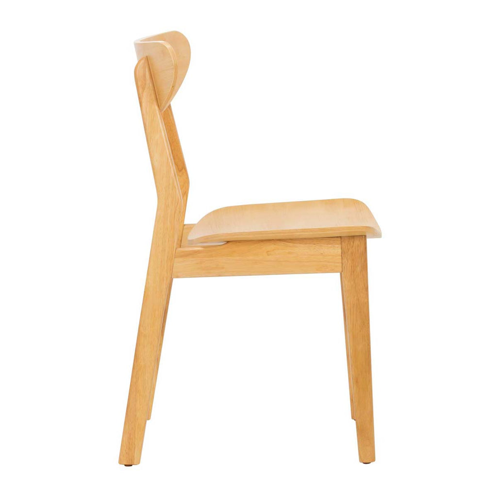 Safavieh Lucca Retro Dining Chair-Natural (Set of 2)