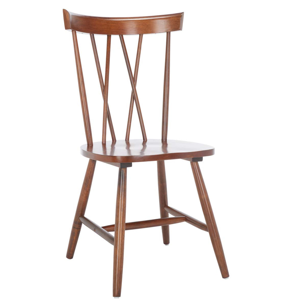 Safavieh Friar Dining Chair  - Walnut (Set of 2)