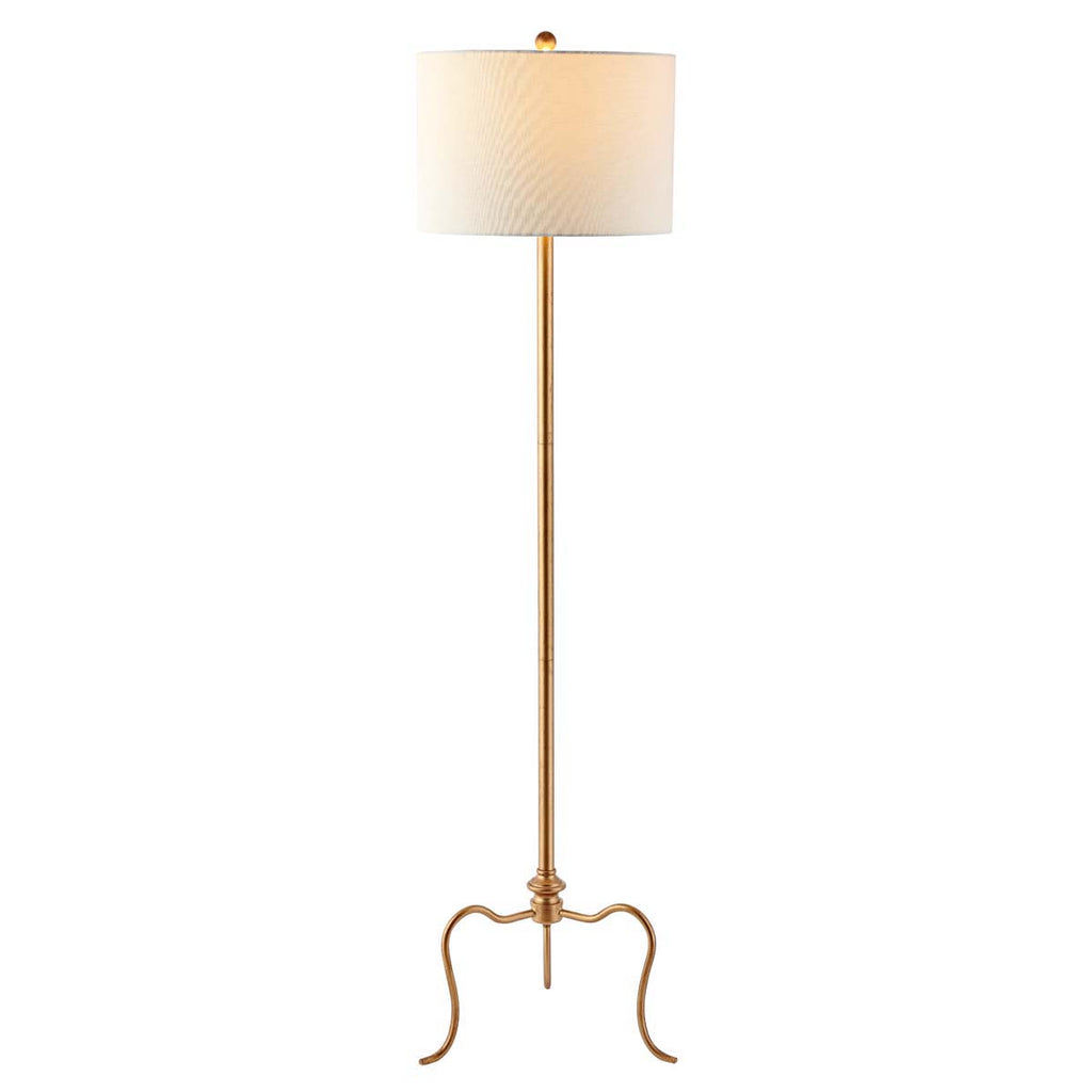 Safavieh Earie Floor Lamp-Antique Gold