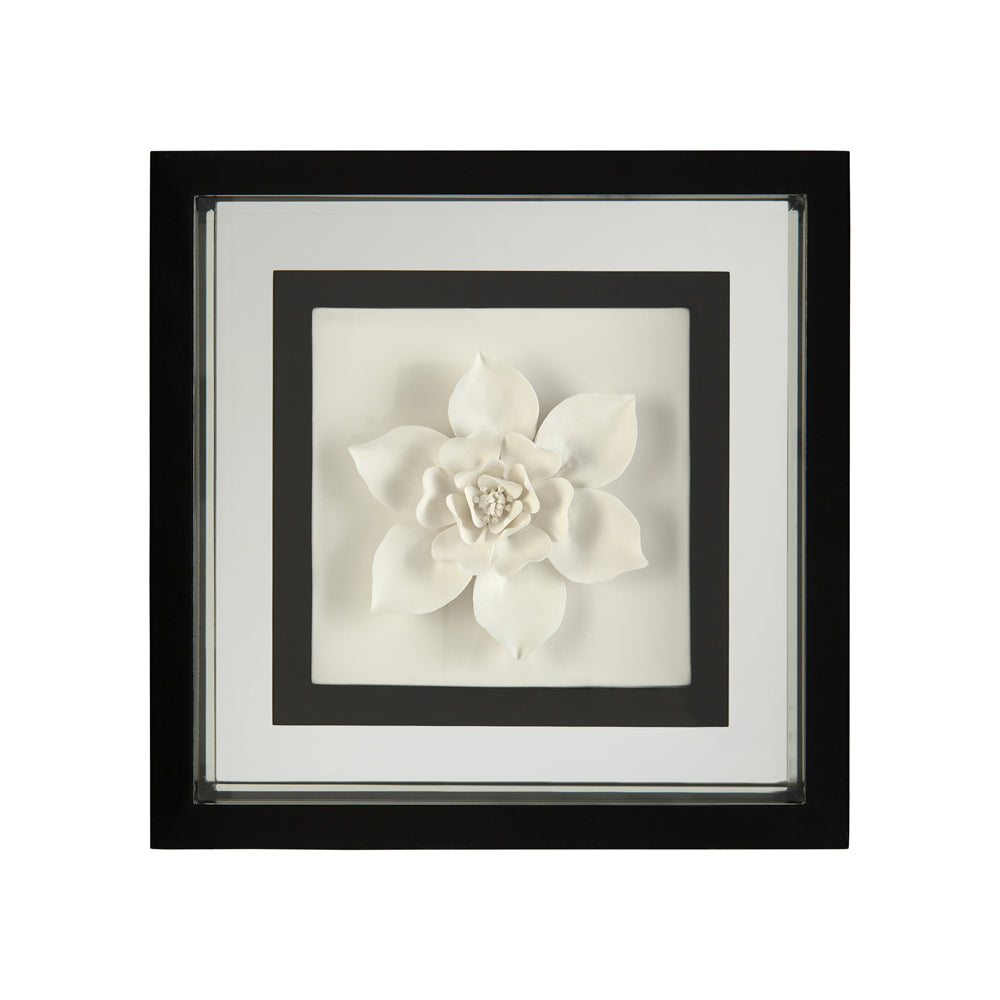 Black-and-White Porcelain Flower IV | John-Richard - GBG-2504D
