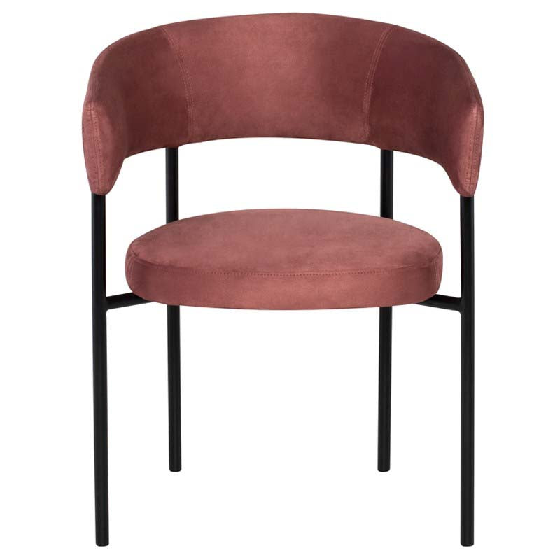 Nuevo Cassia Dining Chair - Chianti Microsuede