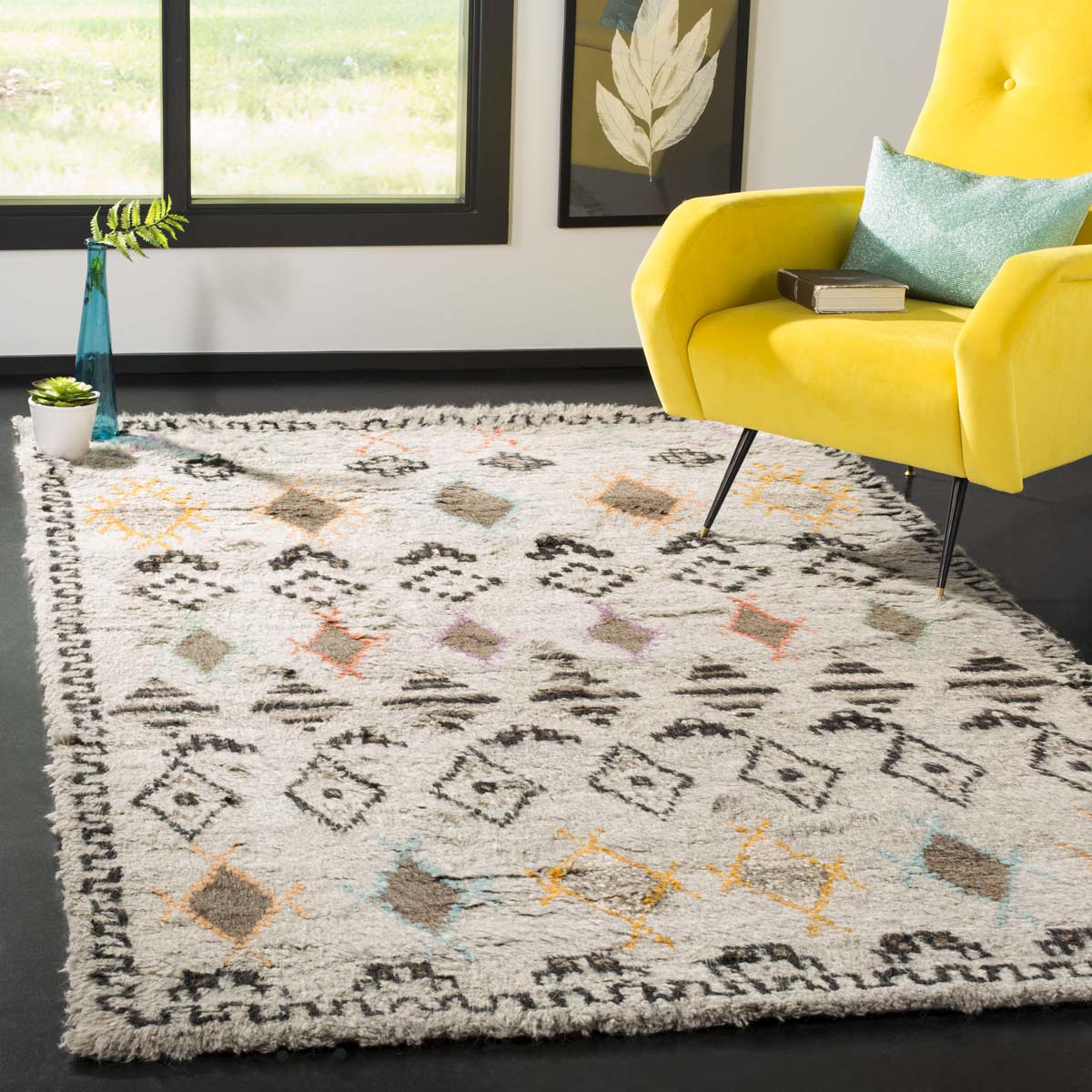 Safavieh Kenya Rug Collection KNY812A Natural / Multi Safavieh Home