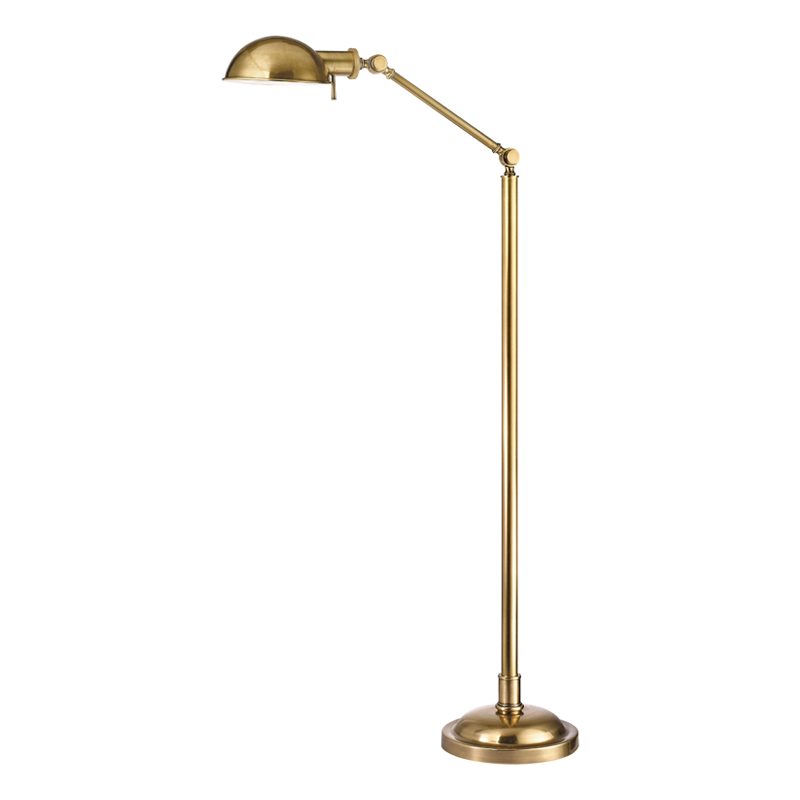 Hudson Valley Lighting 1 Light Floor Lamp - Vintage Brass