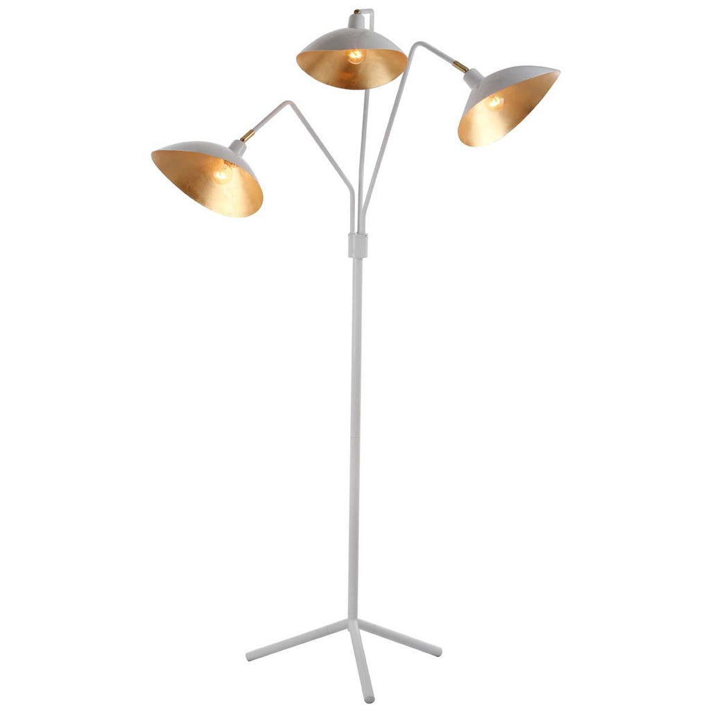 Safavieh Iris 69.5 Inch H Floor Lamp-White