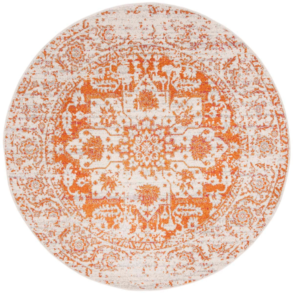 Safavieh Madison Rug Collection MAD603P - Orange / Ivory