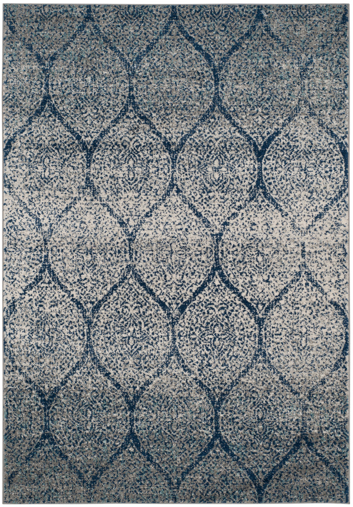 Safavieh Madison Rug Collection MAD604G - Navy / Silver