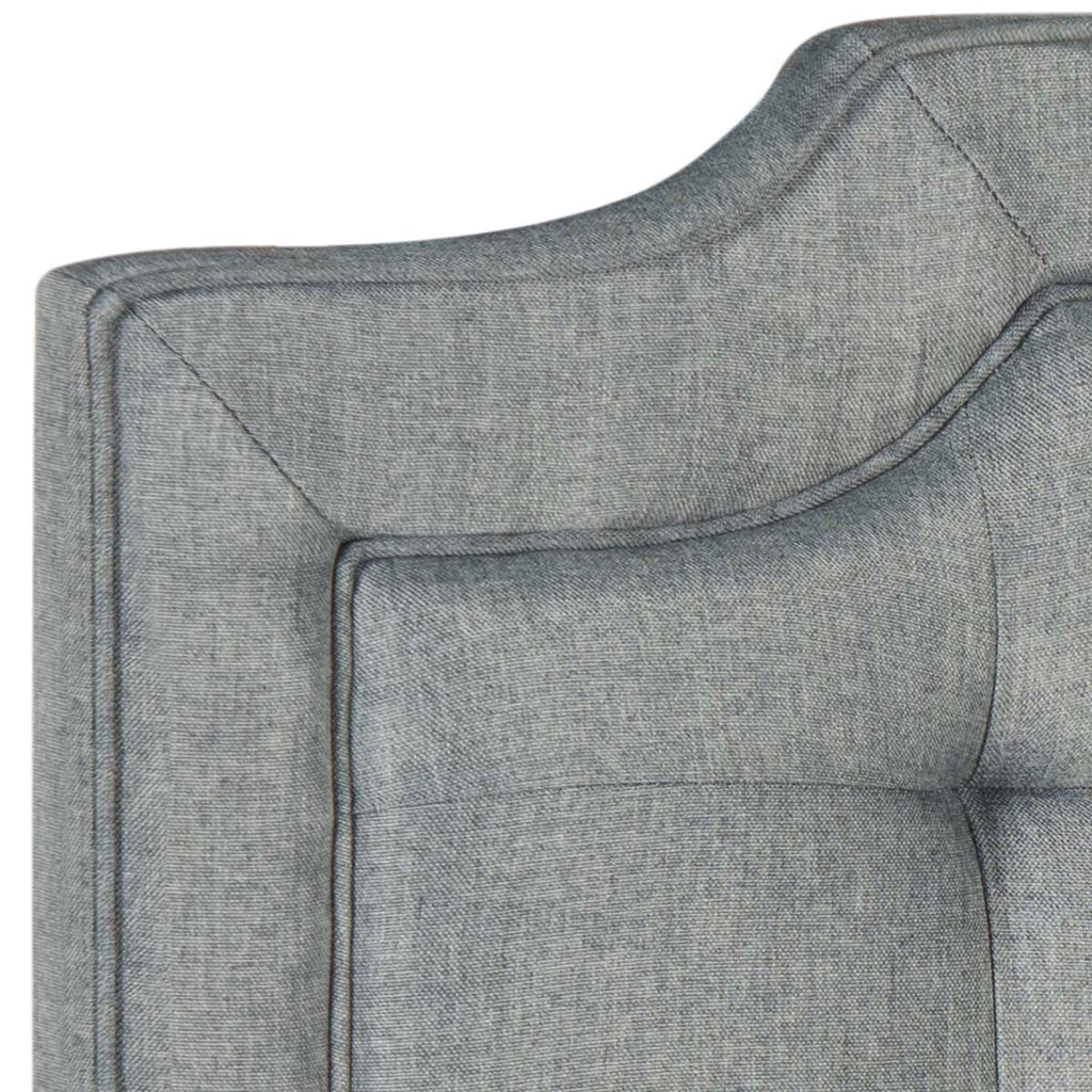 Safavieh Sapphire Tufted Linen Headboard  - Grey