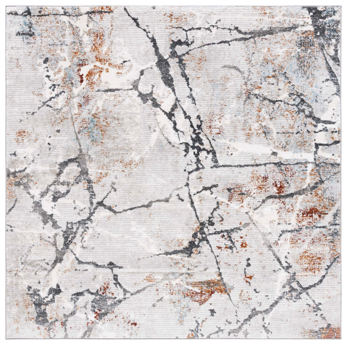 Safavieh Meadow Collection, MDW597H Light Grey / Black Safavieh Home