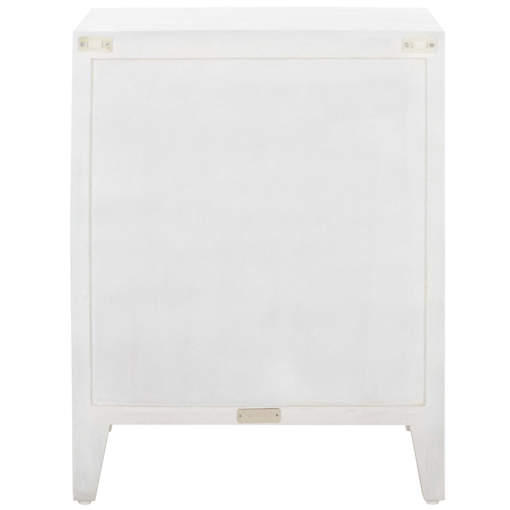 Safavieh Toroka 2 Shelf 1 Door Nightstand - White Washed