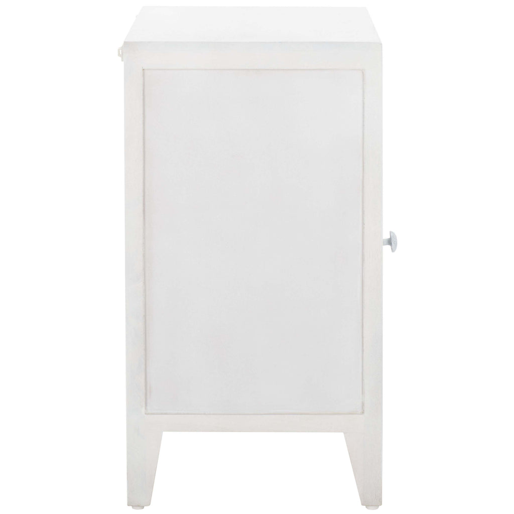 Safavieh Toroka 2 Shelf 1 Door Nightstand - White Washed