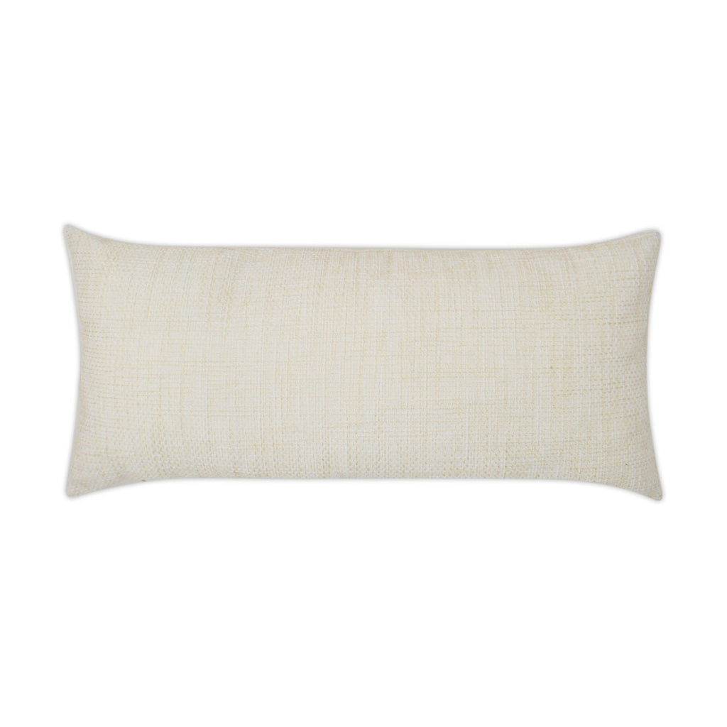 Double Trouble Lumbar Outdoor Throw Pillow - Linen | DV KAP