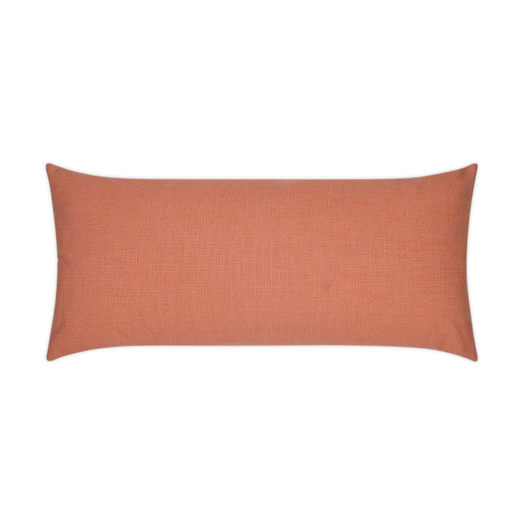 Bliss Lumbar Outdoor Throw Pillow - Guava | DV KAP