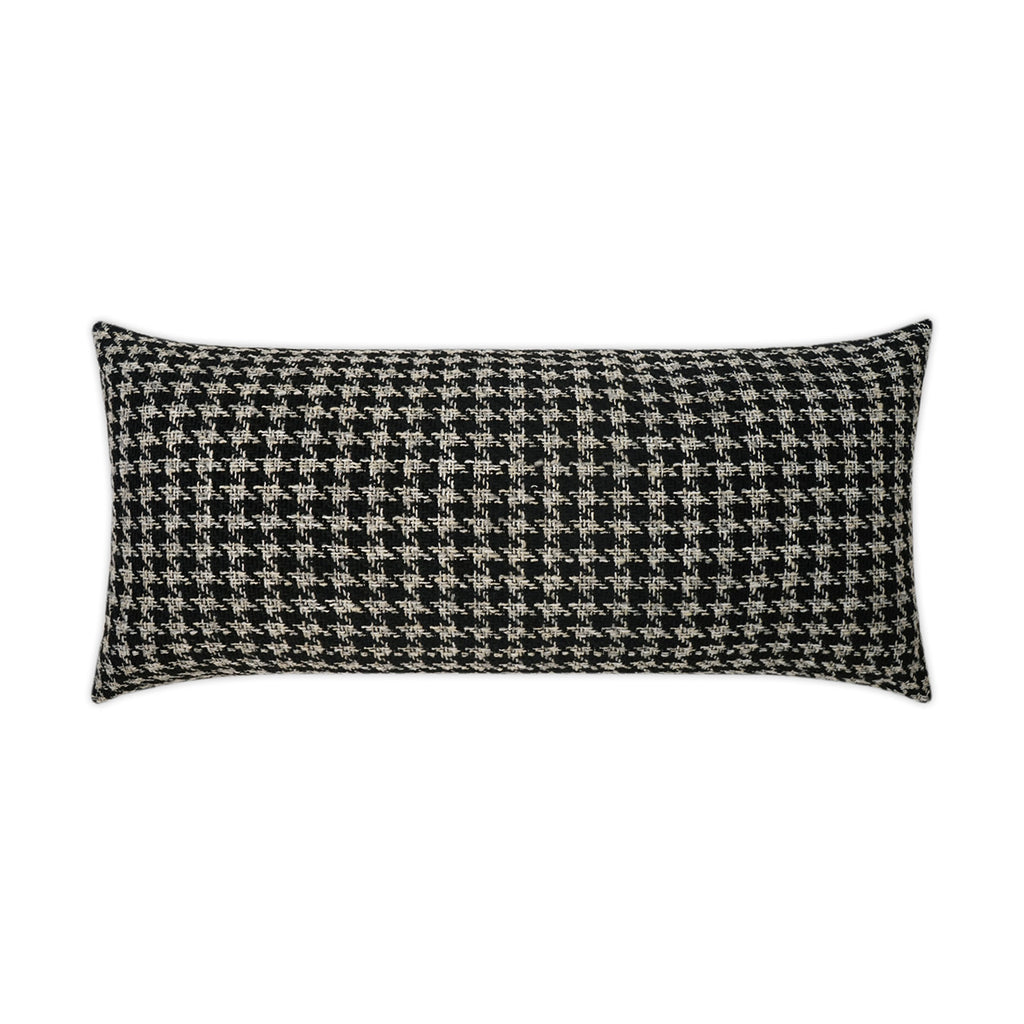 Maxim Lumbar Outdoor Throw Pillow - Black | DV KAP