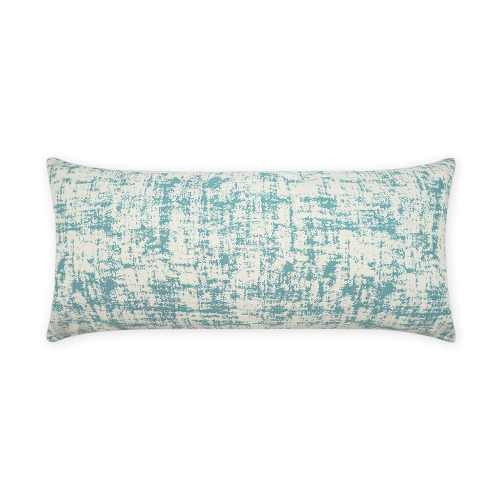 Bluff Lumbar Outdoor Throw Pillow - Aqua | DV KAP